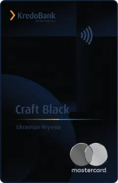 Картка Mastercard World Black Edition – пакет послуг Craft Black